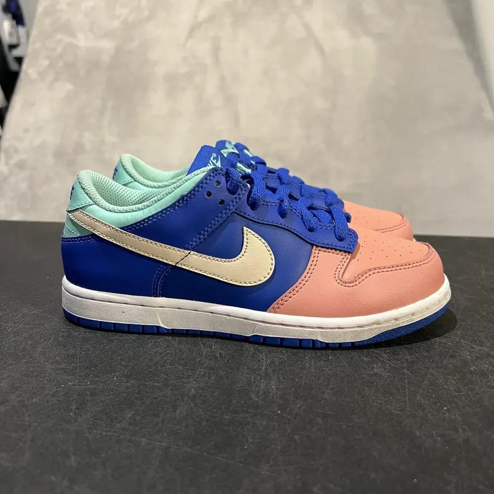 Nike Dunk Low Shoes Youth Size 3Y Salmon Toe DZ2874-400 Sneakers